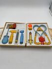 Vintage 1977 Fisher-price Medical Kit Doctor Toy For Kids W  Case 7 Piece