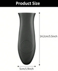 1pc Silicone Pot Handle Cover - Non-slip Heat-resistant Grip For Skillets - New