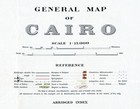 1920 Map Of Cairo Egypt