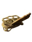 Vintage Brass Lipstick Holder W mirror Hollywood Regency 1950s-60s