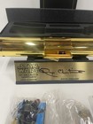 Anh Luke Skywalker Gold Lightsaber Roger Christian Signed Plaque   Stand