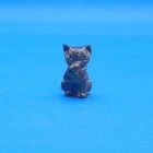 Hagen Renaker Miniature Siamese Mama Cat Sucking Thumb Grey Tabby Vtg Figurine