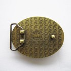 Antique Bronze Plated Deer Wild Life Western Metal Belt Buckle