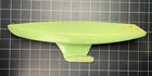 Vintage 1940s-1960s Green Wooden Pond Yacht Model Sailboat W  Keel