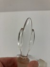  2 clear Glass Decanter Cruet Bottle Stopper Replacement Vintage
