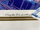 1992 Star Wars 24x35 Print On Foam Board - Artist Melanie Taylor Kent Autograph
