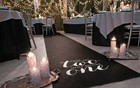 Black Wedding Aisle Runner 3x100ft     And Two Become One