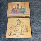 Lot Of 11 Beautiful Stampabilities Wood Rubber Stamps House Mouse Designs