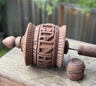 Tibetan Natural Wooden Prayer Wheel 9 5 