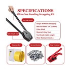 Banding Strapping Kit  Poly Strapping Kit  Packaging Banding Tool With 1 2  W   
