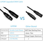 10 Ft Flexible Dmx Cable  Gold-plated 3 Pin Signal Xlr Male To Female Dmx Cable
