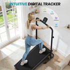 Non-electric Treadmill Dual Flywheel   Fixed Incline -treadmill Motorless Used
