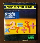 Atari  Success With Math  - Quadratic Equations By Cbs Software Complete
