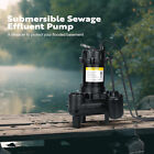 1 Hp Submersible Cast Iron Sewage Pump 5220 Gph Float Switch Sump Pump Basement