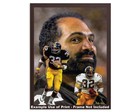 Franco Harris Running Back Pittsburgh Steelers Nfl Football Art Print 1am3