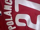 Game Used Placido Polanco Philadelphia Phillies Jersey Mlb Mens 46 Red Bp