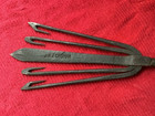 Fish Eel Spear Vintage J  W  Fordham New York Antique Gig Iron Tool Sag Harbor
