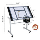Adjustable Drafting Drawing Table  adjustable Swivel Hydraulic Salon Stool Chair