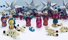 Day Of The Dead Nativity  Christmas Nativity Set 13 Pcs  Mexican Folk Art Puebla