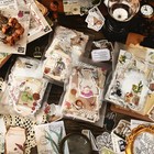 260 Pieces Vintage Scrapbook Supplies Pack Vintage Ephemera Bundle Junk Journal