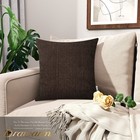 Brawarm 2pack Soft Chenille Throw Pillow Covers Solid Dyed Couch Sofa Home Decor