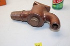 Rare Large Us Stoneware Akron  Oh 2-piece Spigot tap valve  t7170