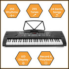61 Key Digital Keyboard Piano With Stand   Bench  Beginner Electric Piano Keyboa