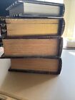 Four  Vintage Decor Books Shaped Cord Organizer Books Fake Boxes Bookish Gifts