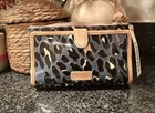 Consuela Danni Blue Leopard Print Wallet New With Tags 