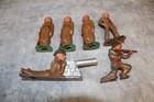 Lot  5  Manoil   Barclay Lead Soldiers Nice Condition