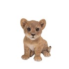 Baby Lion Statue Decor Sitting Garden Statue  Garden home Decor Tabletop