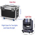 Flight Case For 19 20w Beam Moving Head Stage Light Hard Case With Wheels