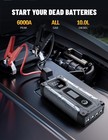 Car Jump Starter  4000a  Jump Starter Battery Pack For Up To10 0l Gas8 0l Diesel