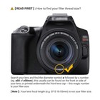 58mm Variable Star Filter Cross Screen Starburst Filter Kit For Canon Ef-s 18   