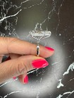 Huge 8ct Pear Cut Real Moissanite 14k Gold Plated Hidden Halo Engagement Ring