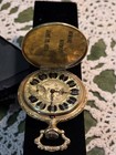 Vintage Le Gran Swiss 17 Jewel Incabloc Mechanical Pocket Watch Runs Gold Tone