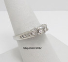 1ct Natural Diamond Anniversary Engagement Wedding Bridal Ring 14k White Gold