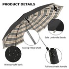 Compact Inverted Travel Umbrella  Automatic Open Close  9-rib 46 Inch Windpro   