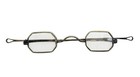 Civil War Era Brass Spectacles    Antique Octagonal Eyeglasses With Lenses