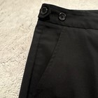 Theory Women Trouser Pant Black Wool Blend Bootcut Sz 8 Office Worklightweight