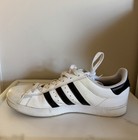 Adidas Superstar Vulc Adv White Black Size 10