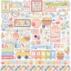 Echo Park Bunnies   Baskets Collection Kit 12 x12  Papers Stickers Scrapbooking