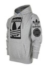 Adidas Men s Original Trefoil Street Graphic Front Pocket Active Pullover Hoodie