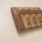 Vintage Buxton Key Tainer Holder Wallet Logo W  Leather Tri Fold 6 Slot Snap