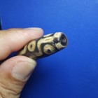 004 Tibetan Bead Old Agate 9 Eyed Ancient Dzi Amulet Necklace Tibet Eyes        31