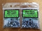 Lot Of 2  Water Gremlin Bull Shot Bullet Worm Weights   1 8 Oz  14 Count Packs 