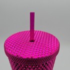 Nwt Starbucks 2022 Christmas Pink Bling Studded Tumbler 24 Oz Cold Cup