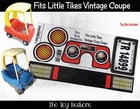 Toy Restore Stickers Fits Little Tikes Vtg Original Cozy Coupe Car Red