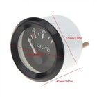 2  52mm 12v Car Oil Temp Temperature Gauge With Sensor 50 150 Celsius Degree