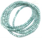 Vintage Pale Blue Colored Matching 4mm Glass African Trade Beads- 17781